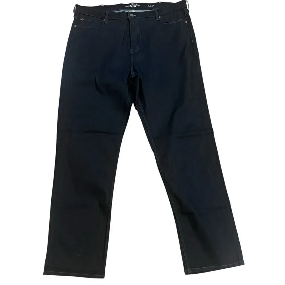 NWOT Banana Republic Men's traveler jeans slim fit size 40x34 dark wash
